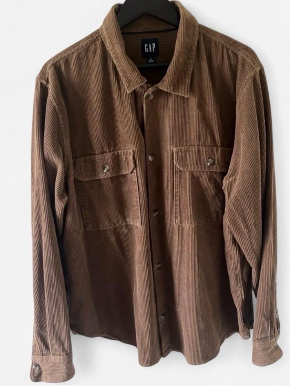 GAP Men's Brown Corduroy Jacket Button Down Size XL